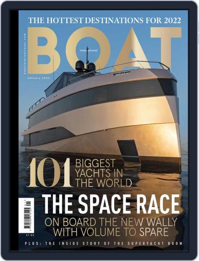 Boat International January 1st, 2022 Digital Back Issue Cover