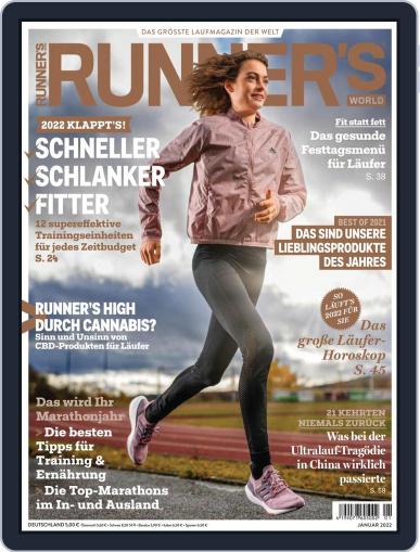 Runner’s World Deutschland January 1st, 2022 Digital Back Issue Cover