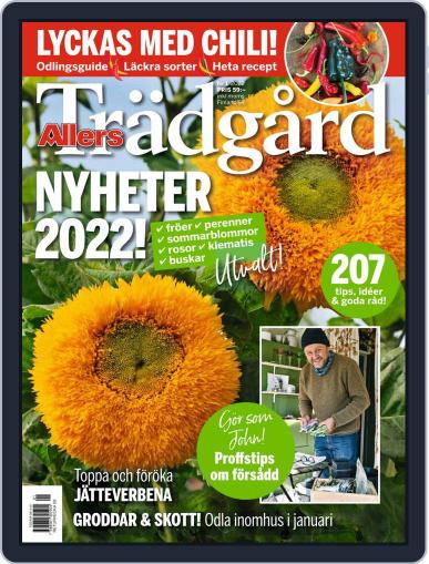 Allers Trädgård January 1st, 2022 Digital Back Issue Cover