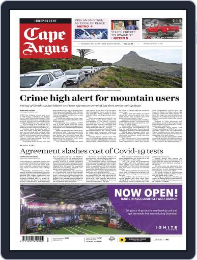 Cape Argus December 13th, 2021 Digital Back Issue Cover