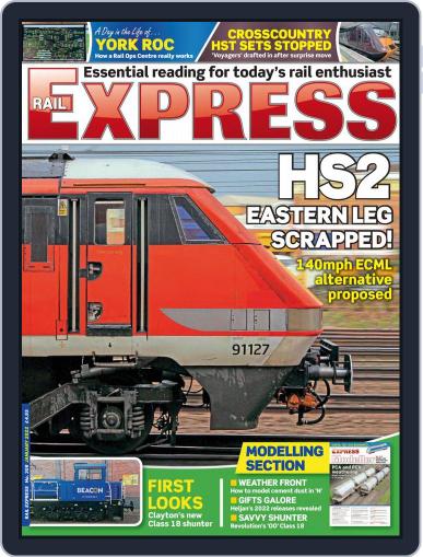 Rail Express January 1st, 2022 Digital Back Issue Cover
