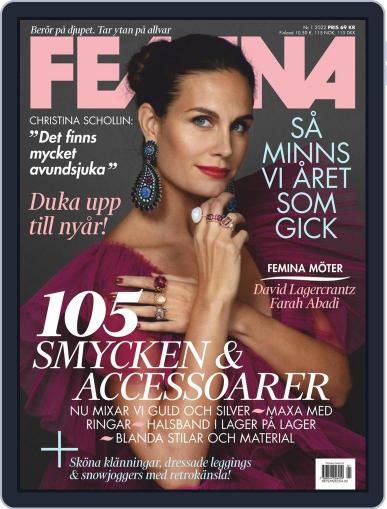 Femina Sweden December 6th, 2021 Digital Back Issue Cover