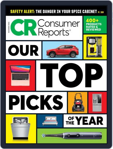 Consumer Reports December 1st, 2021 Digital Back Issue Cover