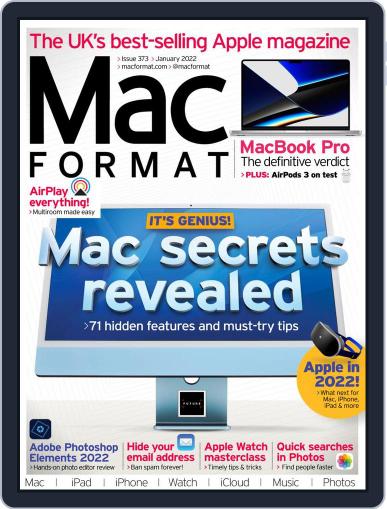 MacFormat January 1st, 2022 Digital Back Issue Cover