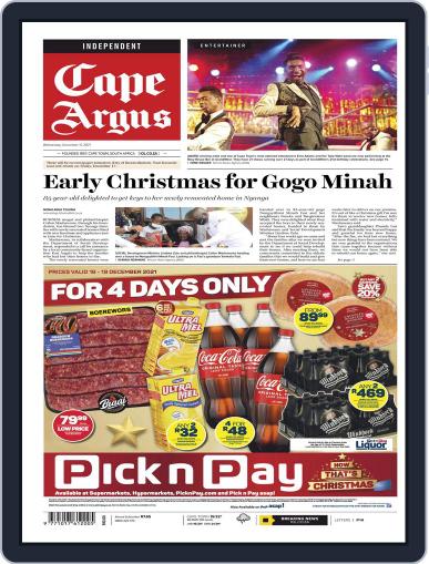 Cape Argus December 15th, 2021 Digital Back Issue Cover
