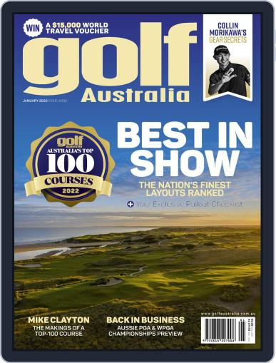 Golf Australia January 1st, 2022 Digital Back Issue Cover