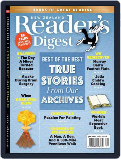 Reader’s Digest New Zealand January 1st, 2022 Digital Back Issue Cover