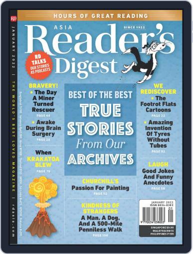 Reader’s Digest Asia (English Edition) January 1st, 2022 Digital Back Issue Cover
