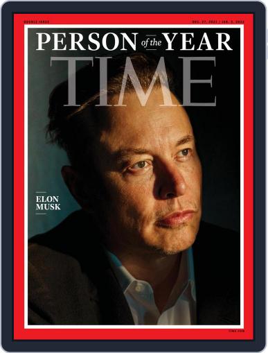 Time Magazine International Edition December 27th, 2021 Digital Back Issue Cover
