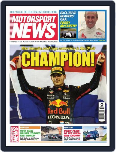 Motorsport News December 16th, 2021 Digital Back Issue Cover