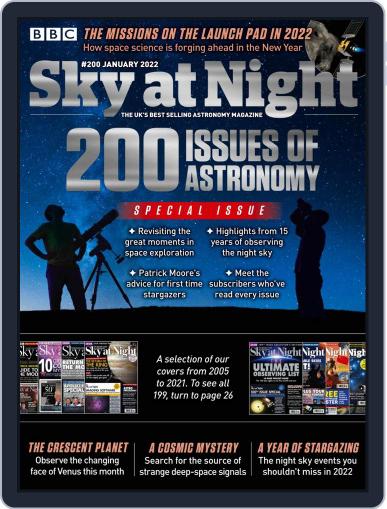 BBC Sky at Night January 1st, 2022 Digital Back Issue Cover