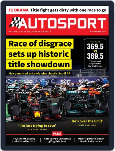 Autosport December 9th, 2021 Digital Back Issue Cover