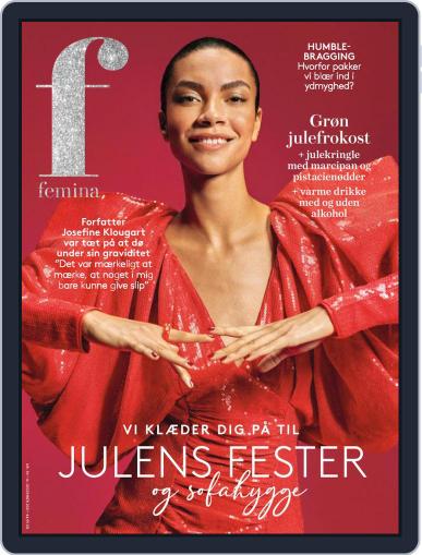 femina Denmark December 16th, 2021 Digital Back Issue Cover