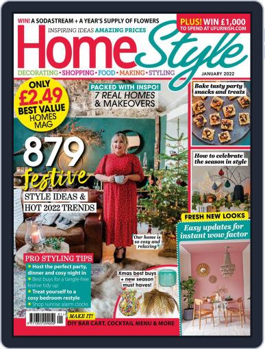 HomeStyle United Kingdom January 1st, 2022 Digital Back Issue Cover