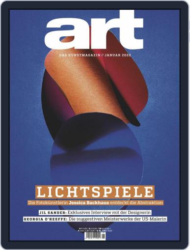 art Magazin January 1st, 2022 Digital Back Issue Cover