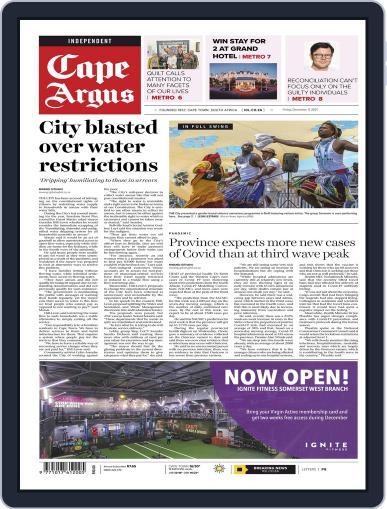 Cape Argus December 17th, 2021 Digital Back Issue Cover