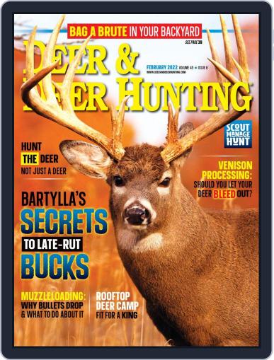 Deer & Deer Hunting February 1st, 2022 Digital Back Issue Cover