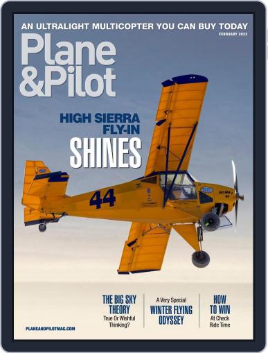 Plane & Pilot January 1st, 2022 Digital Back Issue Cover