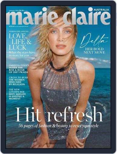 Marie Claire Australia January 1st, 2022 Digital Back Issue Cover