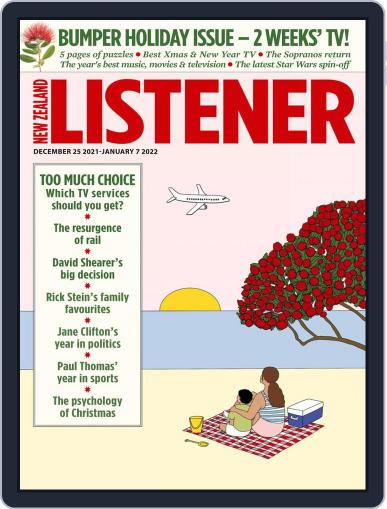 New Zealand Listener December 25th, 2021 Digital Back Issue Cover