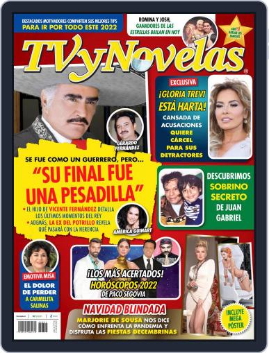 TV y Novelas México December 20th, 2021 Digital Back Issue Cover