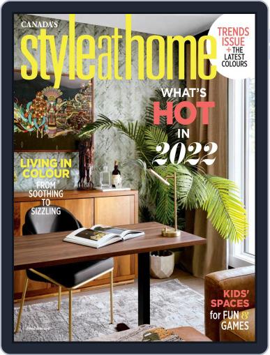 Style At Home Canada January 1st, 2022 Digital Back Issue Cover