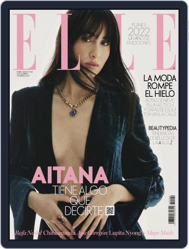 Elle España January 1st, 2022 Digital Back Issue Cover