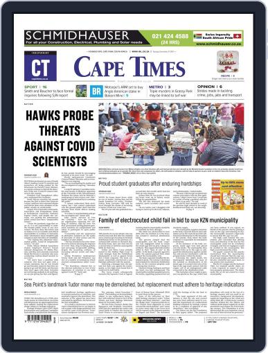Cape Times December 21st, 2021 Digital Back Issue Cover