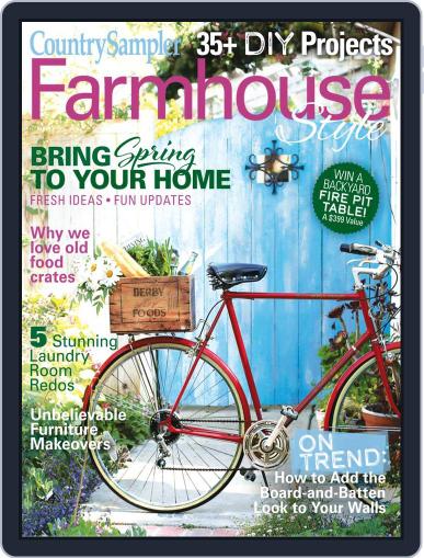 Country Sampler Farmhouse Style March 1st, 2022 Digital Back Issue Cover