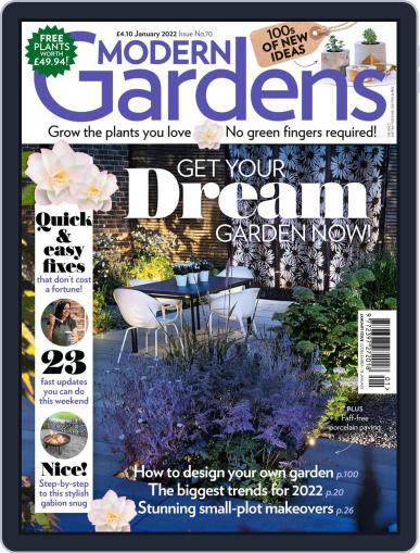 Modern Gardens January 1st, 2022 Digital Back Issue Cover