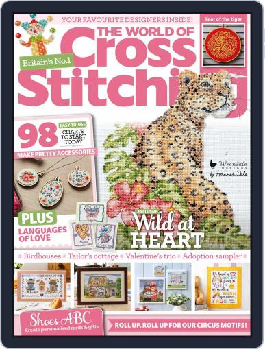 The World of Cross Stitching February 1st, 2022 Digital Back Issue Cover