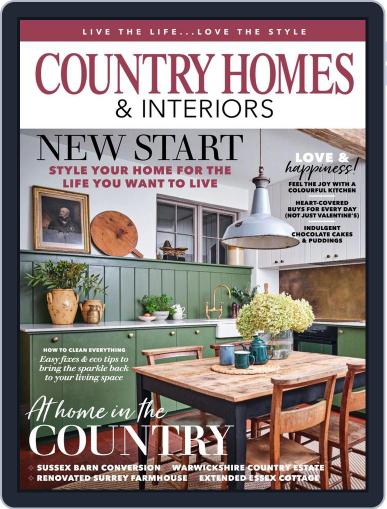 Country Homes & Interiors February 1st, 2022 Digital Back Issue Cover
