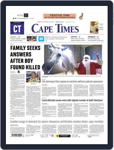 Cape Times December 23rd, 2021 Digital Back Issue Cover