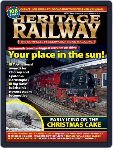 Heritage Railway December 24th, 2021 Digital Back Issue Cover