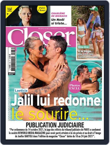 Closer France December 24th, 2021 Digital Back Issue Cover