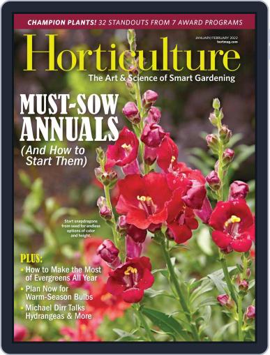 Horticulture January 1st, 2022 Digital Back Issue Cover