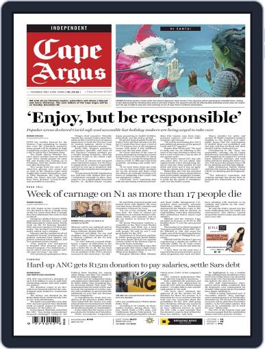Cape Argus December 24th, 2021 Digital Back Issue Cover