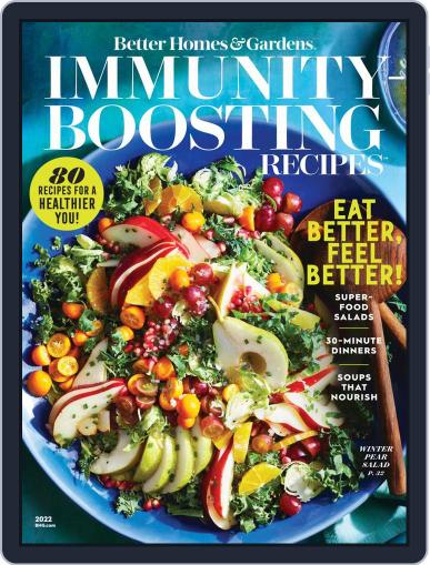 BH&G Immunity-Boosting Recipes January 1st, 2022 Digital Back Issue Cover