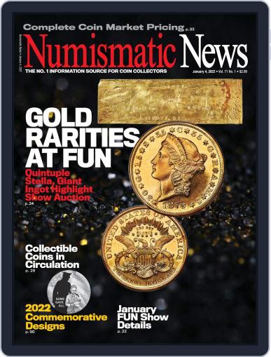 Numismatic News January 4th, 2022 Digital Back Issue Cover