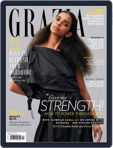 Grazia January 10th, 2022 Digital Back Issue Cover