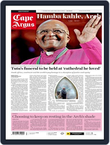 Cape Argus December 28th, 2021 Digital Back Issue Cover
