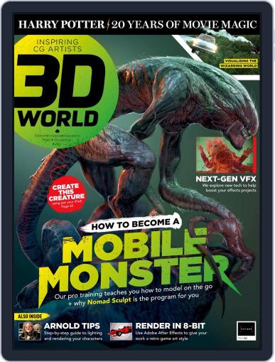 3D World February 1st, 2022 Digital Back Issue Cover