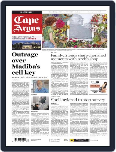 Cape Argus December 29th, 2021 Digital Back Issue Cover