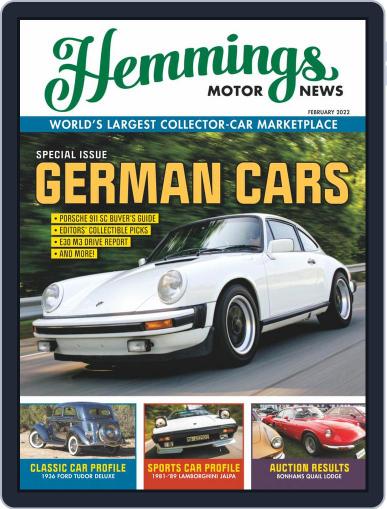 Hemmings Motor News February 1st, 2022 Digital Back Issue Cover