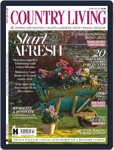 Country Living UK February 1st, 2022 Digital Back Issue Cover