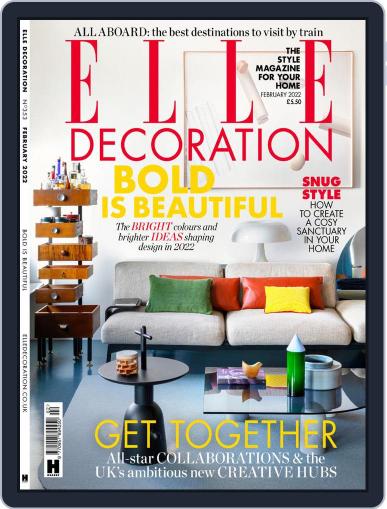 Elle Decoration UK February 1st, 2022 Digital Back Issue Cover