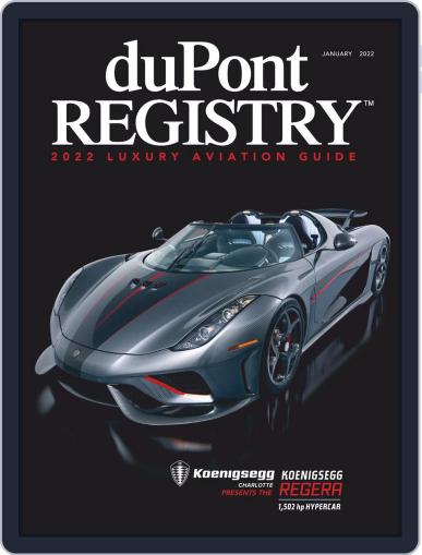 duPont REGISTRY January 1st, 2022 Digital Back Issue Cover
