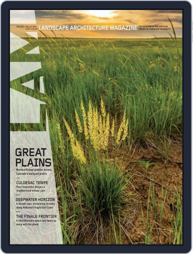 Landscape Architecture January 1st, 2022 Digital Back Issue Cover
