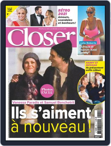 Closer France December 31st, 2021 Digital Back Issue Cover