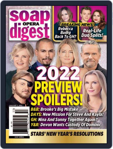 Soap Opera Digest January 3rd, 2022 Digital Back Issue Cover